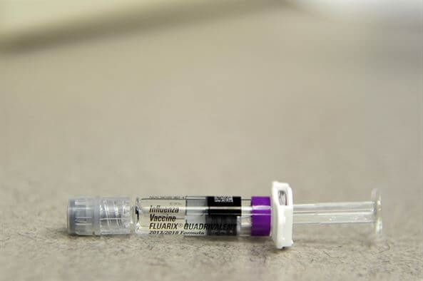 Flu jab vaccination